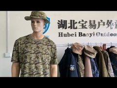 Short-sleeved camouflage military uniform